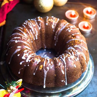Dates and Rum Cake from scratch | With Non-alcoholic and eggless version