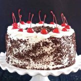 Best Black Forest Cake | With Cherries and whipped cream