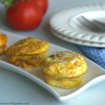 Omlets in cupcake pan