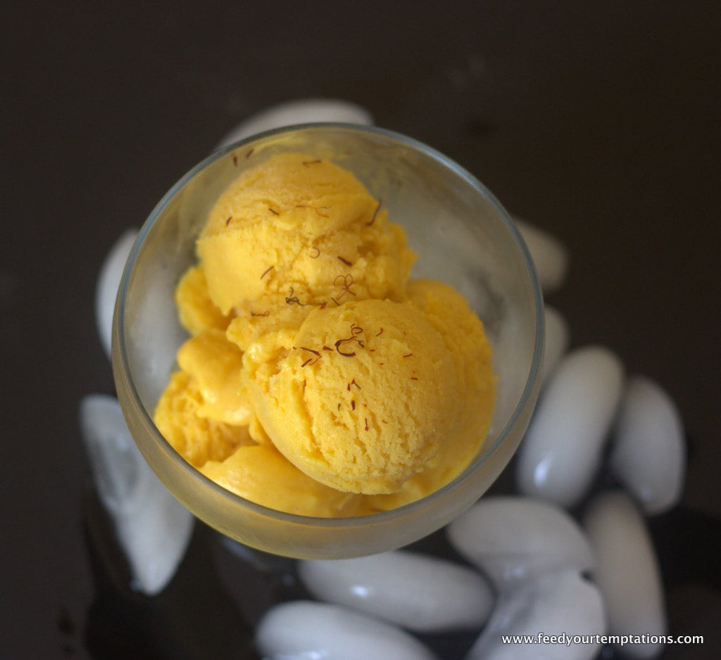 Mango ice cream discount recipe ice cream maker