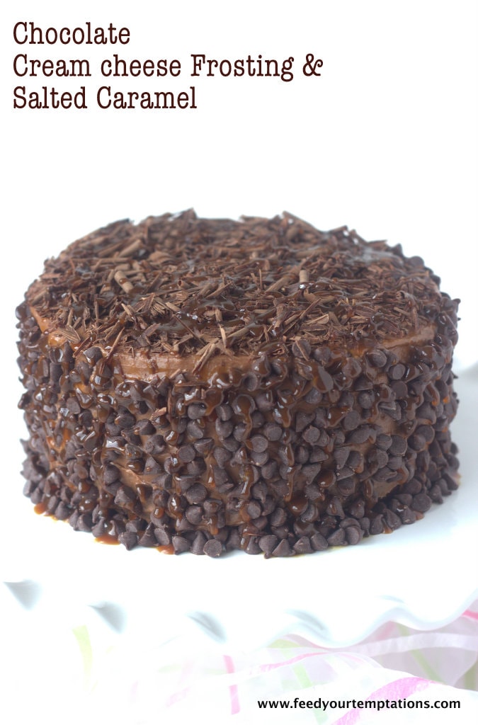 Mini Eggless Chocolate Cake - Eats Delightful