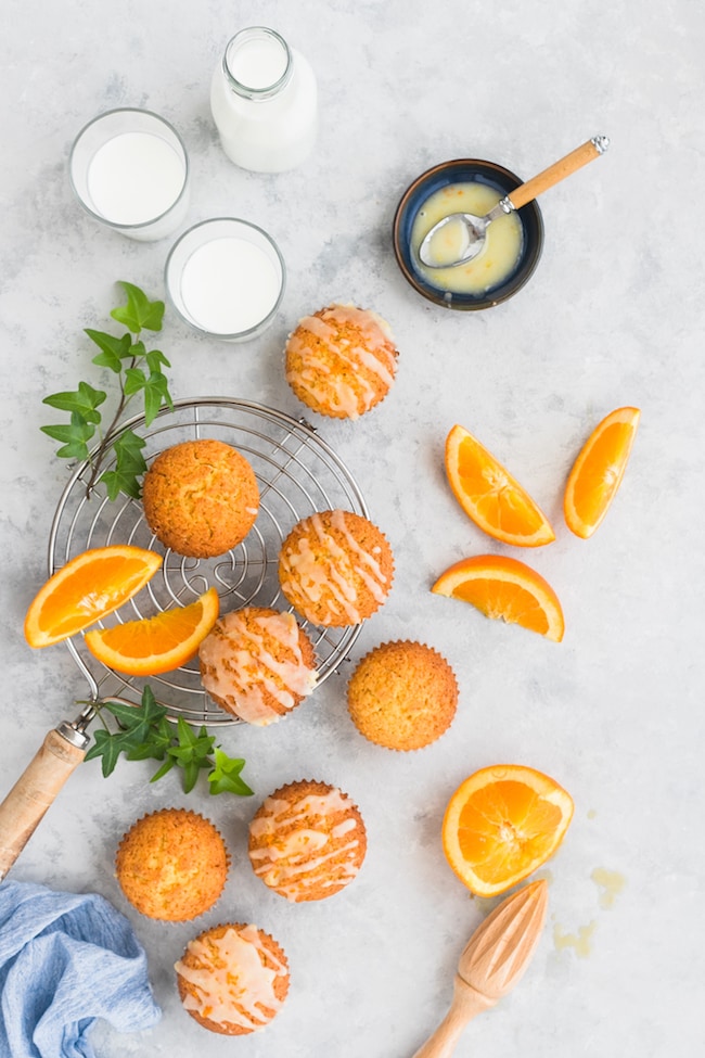 Fresh Orange Muffins Recipe | With Orange zest and Orange juice