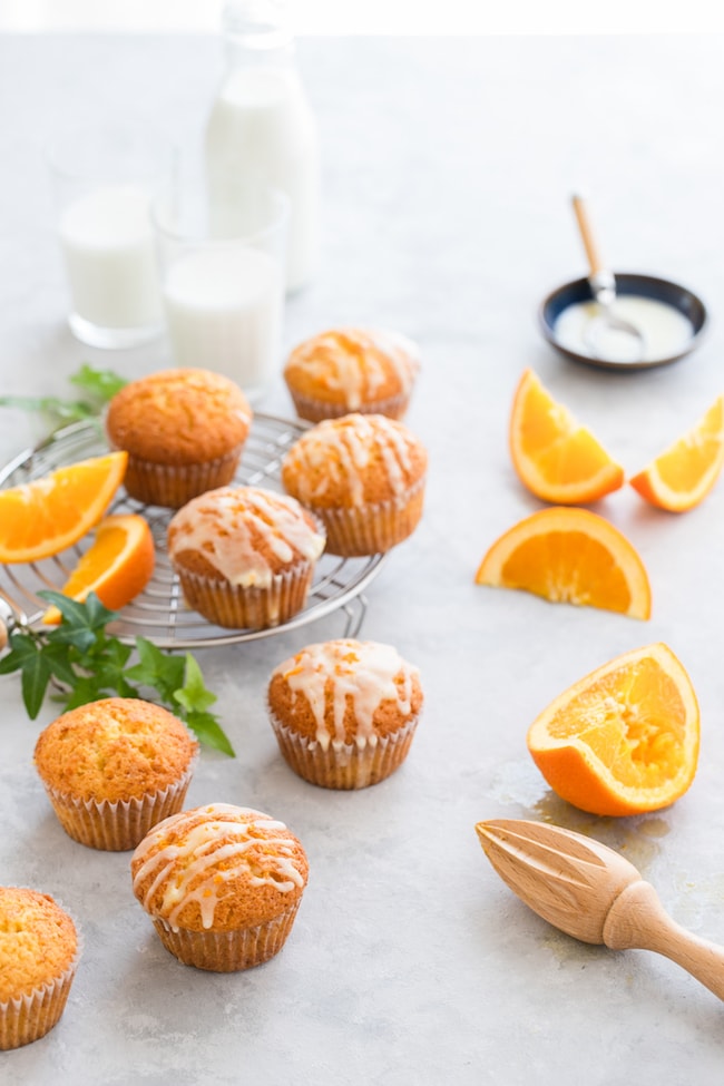 Fresh Orange Muffins Recipe | With Orange zest and Orange juice