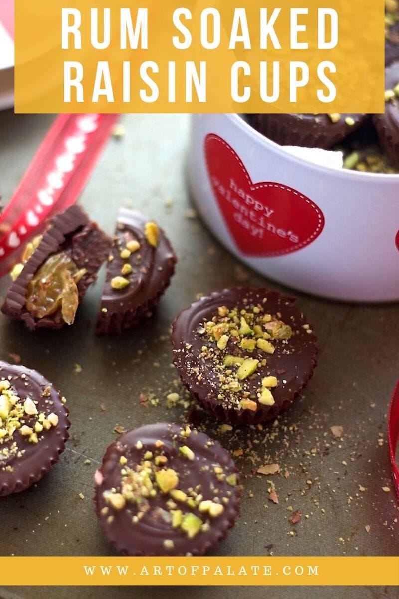 Rum and Raisin Chocolate Recipe Chocolate Cups