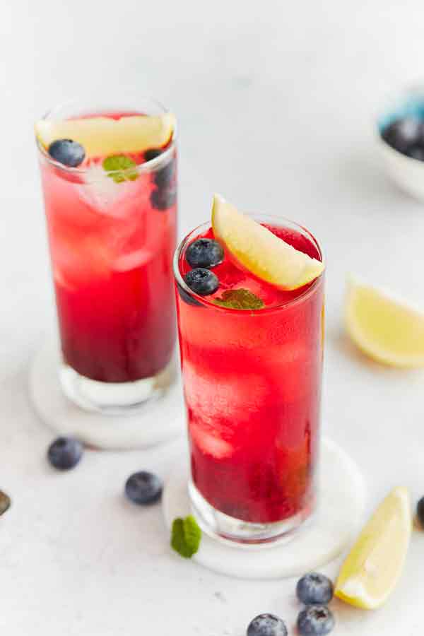 how to make simply blueberry lemonade