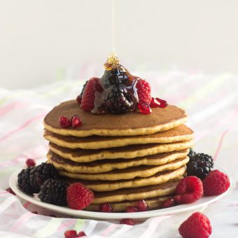 Healthy whole wheat pancakes | No Nasties