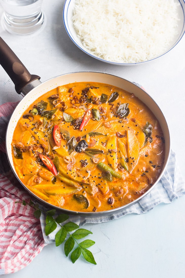 kerala fish curry with coconut milk