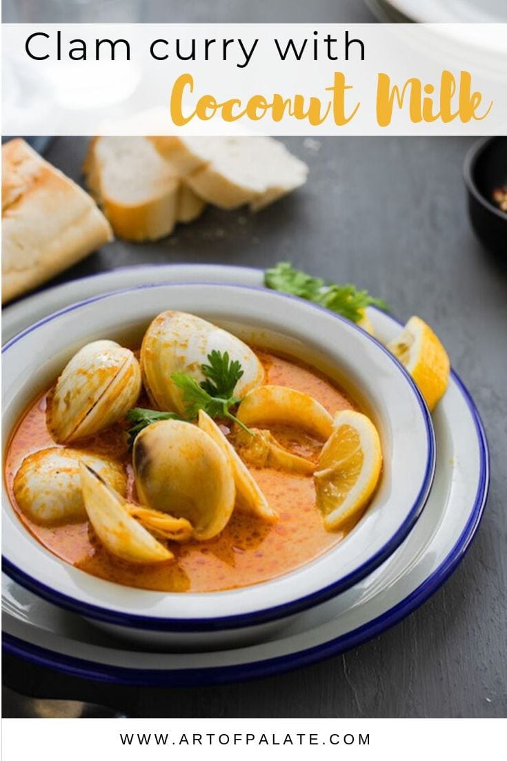 Clam curry with coconut milk Clam curry with coconut milk