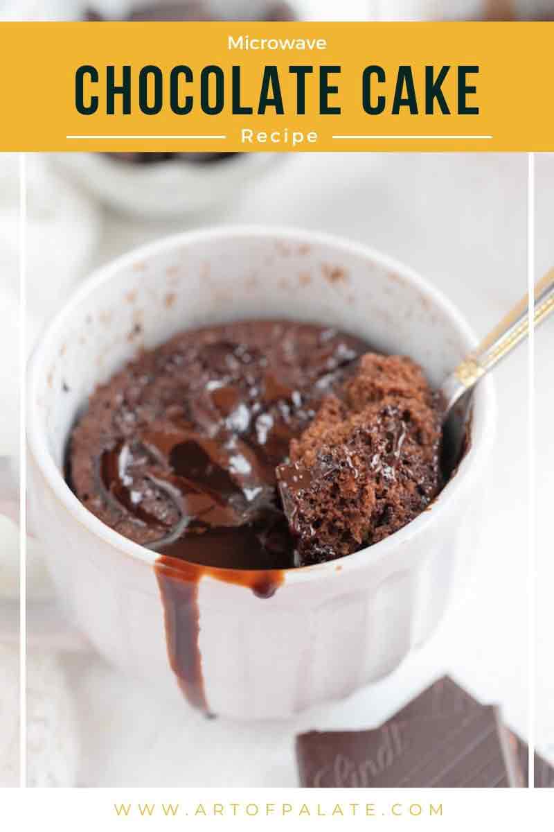 5 Minute Chocolate Mug Cake In A Microwave Quick And Easy Recipe